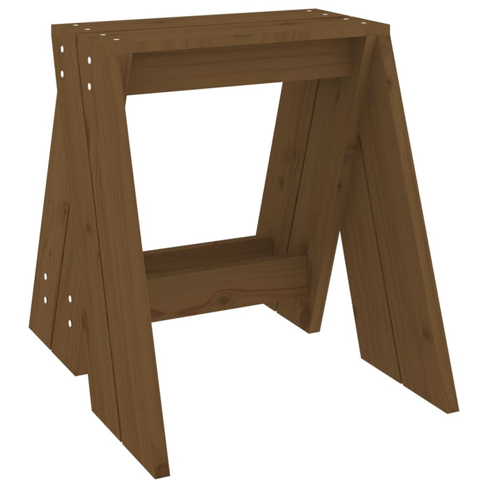Scaune, 2 buc., maro miere, 40x40x45 cm, lemn masiv de pin - WALTI WALTI