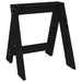 Scaune, 2 buc., negru, 40x40x45 cm, lemn masiv de pin - WALTI WALTI