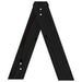 Scaune, 2 buc., negru, 40x40x45 cm, lemn masiv de pin - WALTI WALTI