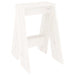 Scaune, 2 buc., alb, 40x40x60 cm, lemn masiv de pin - WALTI WALTI