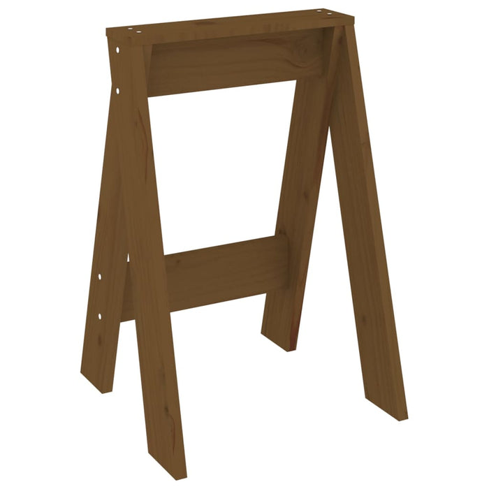 Scaune, 2 buc., maro miere, 40x40x60 cm, lemn masiv de pin - WALTI WALTI