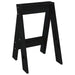 Scaune, 2 buc., negru, 40x40x60 cm, lemn masiv de pin - WALTI WALTI
