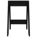 Scaune, 2 buc., negru, 40x40x60 cm, lemn masiv de pin - WALTI WALTI