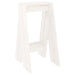 Scaune, 2 buc., alb, 40x40x75 cm, lemn masiv de pin - WALTI WALTI
