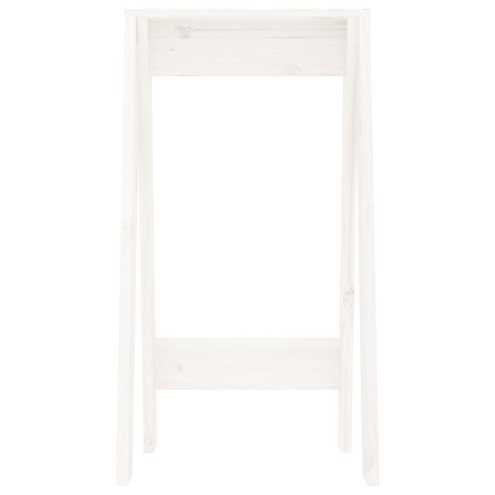 Scaune, 2 buc., alb, 40x40x75 cm, lemn masiv de pin - WALTI WALTI