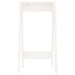 Scaune, 2 buc., alb, 40x40x75 cm, lemn masiv de pin - WALTI WALTI