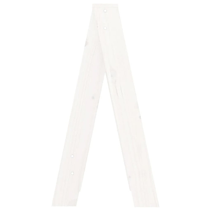Scaune, 2 buc., alb, 40x40x75 cm, lemn masiv de pin - WALTI WALTI