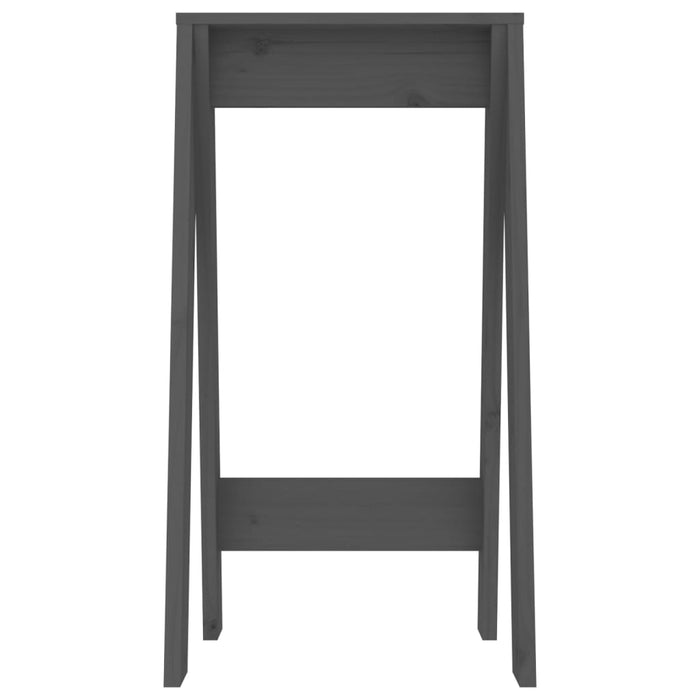 Scaune, 2 buc., gri, 40x40x75 cm, lemn masiv de pin - WALTI WALTI