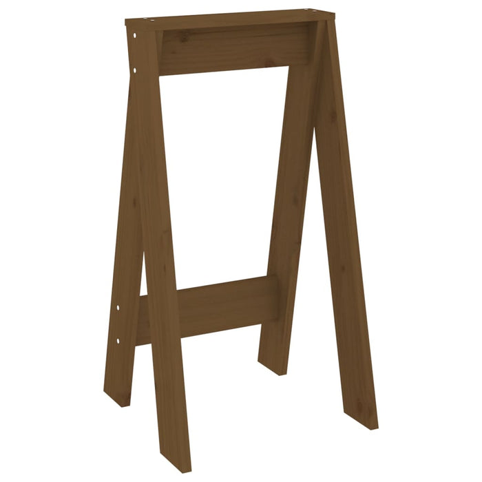 Scaune, 2 buc., maro miere, 40x40x75 cm, lemn masiv de pin - WALTI WALTI