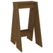 Scaune, 2 buc., maro miere, 40x40x75 cm, lemn masiv de pin - WALTI WALTI