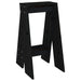 Scaune, 2 buc., negru, 40x40x75 cm, lemn masiv de pin - WALTI WALTI