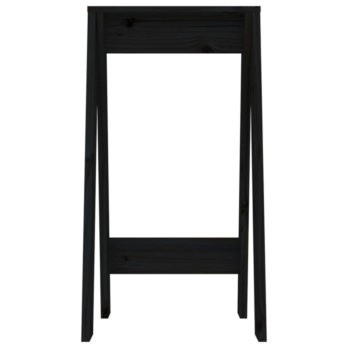 Scaune, 2 buc., negru, 40x40x75 cm, lemn masiv de pin - WALTI WALTI