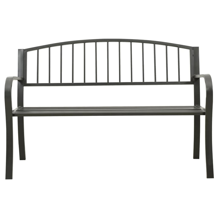 Bancă de grădină, gri, 120 cm, oțel - WALTI WALTI