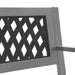 Bancă de grădină din oțel, negru, 120 cm - WALTI WALTI