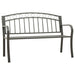 Bancă de grădină, gri, 120 cm, oțel - WALTI WALTI
