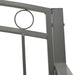Bancă de grădină, gri, 120 cm, oțel - WALTI WALTI