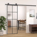 Ușă glisantă cu set feronerie, 76x205 cm, sticlă ESG/aluminiu - WALTI WALTI