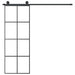 Ușă glisantă cu set feronerie, 76x205 cm, sticlă ESG/aluminiu - WALTI WALTI