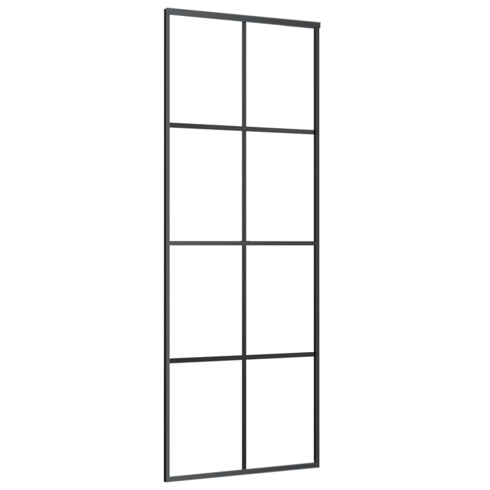 Ușă glisantă cu set feronerie, 76x205 cm, sticlă ESG/aluminiu - WALTI WALTI