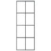 Ușă glisantă cu set feronerie, 76x205 cm, sticlă ESG/aluminiu - WALTI WALTI