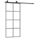 Ușă glisantă cu set feronerie, 90x205 cm, sticlă ESG/aluminiu - WALTI WALTI