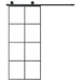 Ușă glisantă cu set feronerie, 90x205 cm, sticlă ESG/aluminiu - WALTI WALTI