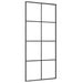 Ușă glisantă cu set feronerie, 90x205 cm, sticlă ESG/aluminiu - WALTI WALTI