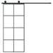 Ușă glisantă cu set feronerie, 90x205 cm, sticlă ESG/aluminiu - WALTI WALTI