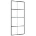Ușă glisantă cu set feronerie, 90x205 cm, sticlă ESG/aluminiu - WALTI WALTI
