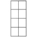 Ușă glisantă cu set feronerie, 90x205 cm, sticlă ESG/aluminiu - WALTI WALTI