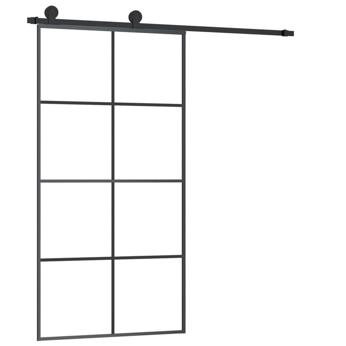 Ușă glisantă cu set feronerie 102,5x205 cm sticlă ESG/aluminiu - WALTI WALTI