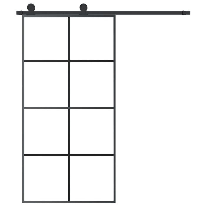 Ușă glisantă cu set feronerie 102,5x205 cm sticlă ESG/aluminiu - WALTI WALTI