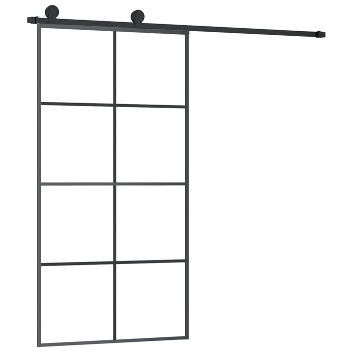 Ușă glisantă cu set feronerie 102,5x205 cm sticlă ESG/aluminiu - WALTI WALTI