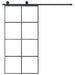 Ușă glisantă cu set feronerie 102,5x205 cm sticlă ESG/aluminiu - WALTI WALTI