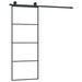Ușă glisantă cu set feronerie, 76x205 cm, sticlă ESG/aluminiu - WALTI WALTI