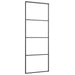 Ușă glisantă cu set feronerie, 76x205 cm, sticlă ESG/aluminiu - WALTI WALTI