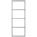 Ușă glisantă cu set feronerie, 76x205 cm, sticlă ESG/aluminiu - WALTI WALTI