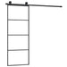 Ușă glisantă cu set feronerie, 76x205 cm, sticlă ESG/aluminiu - WALTI WALTI