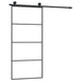 Ușă glisantă cu set feronerie, 90x205 cm, sticlă ESG/aluminiu - WALTI WALTI
