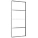 Ușă glisantă cu set feronerie, 90x205 cm, sticlă ESG/aluminiu - WALTI WALTI
