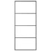 Ușă glisantă cu set feronerie, 90x205 cm, sticlă ESG/aluminiu - WALTI WALTI