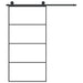 Ușă glisantă cu set feronerie 102,5x205 cm sticlă ESG/aluminiu - WALTI WALTI