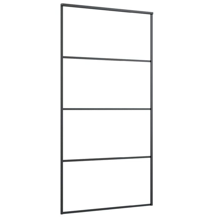 Ușă glisantă cu set feronerie 102,5x205 cm sticlă ESG/aluminiu - WALTI WALTI