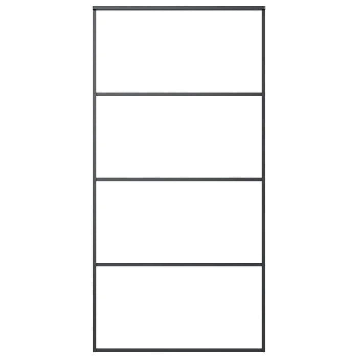 Ușă glisantă cu set feronerie 102,5x205 cm sticlă ESG/aluminiu - WALTI WALTI