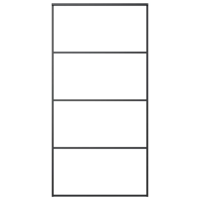 Ușă glisantă cu set feronerie 102,5x205 cm sticlă ESG/aluminiu - WALTI WALTI