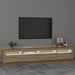 Comodă TV cu lumini LED, stejar sonoma, 240x35x40cm - WALTI WALTI