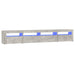 Comodă TV cu lumini LED, gri beton, 240x35x40 cm - WALTI WALTI