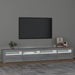 Comodă TV cu lumini LED, gri sonoma, 240x35x40cm - WALTI WALTI