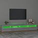 Comodă TV cu lumini LED, gri sonoma, 240x35x40cm - WALTI WALTI