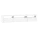 Comodă TV cu lumini LED, alb, 195x35x40 cm - WALTI WALTI